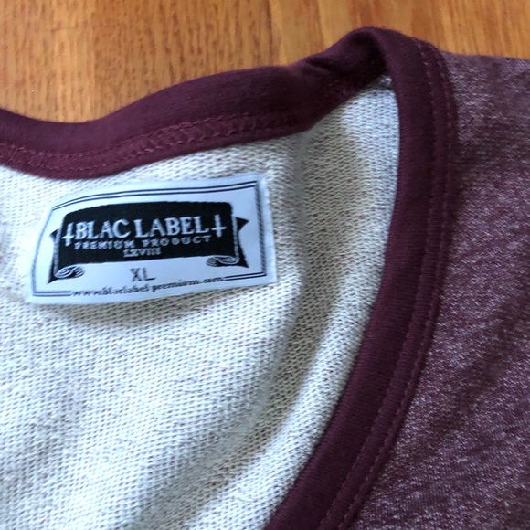 Blac Label : Maroon Cardigan - Picture 2 of 2